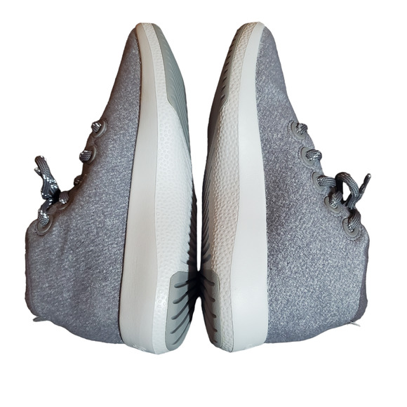 Allbirds Wool Runner-Up Mizzle Medium Grey (Light Grey Sole) Women's 6 High Top - Picture 5 of 14